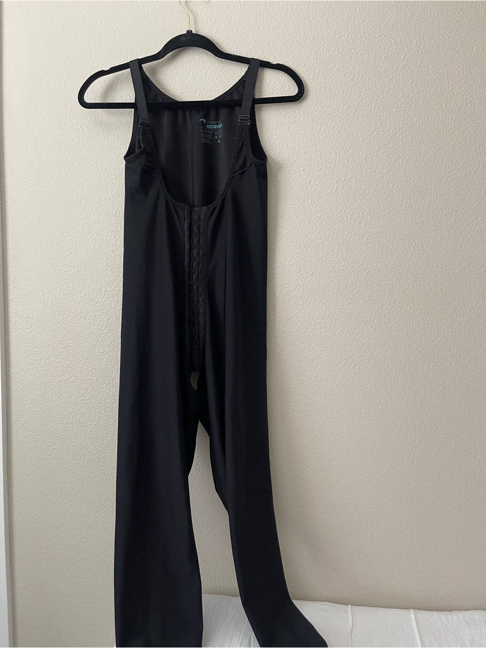 Marena Recovery Girdle With High Back,Ankle Length - Style SFBHL. BLACK SIZE LG